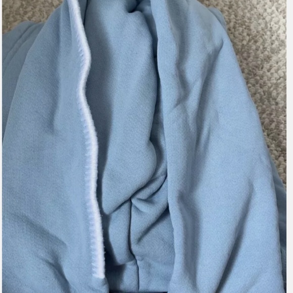 Madhappy Classic Fleece Hoodie light blue/white size XS - Picture 5 of 6
